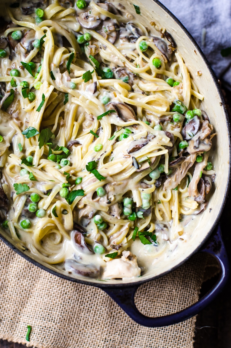 Classic Turkey Tetrazzini Recipe With Sherry Food Above Gold   Classic Turkey Tetrazzini With Sherry 2 